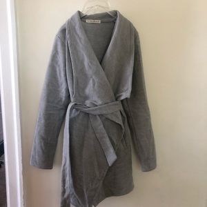Thick wrap coat